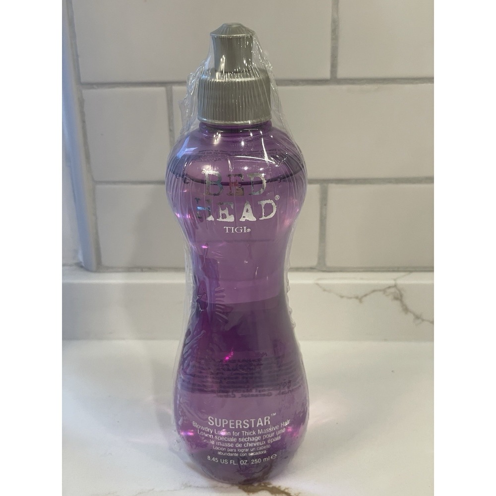 Tigi Bed‎ Head Superstar Blowdry Lotion Thick Massive Hair 8.45 fl oz/250 ml New